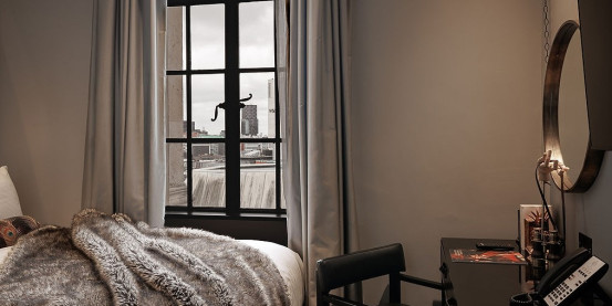 Double bedroom at The Rex